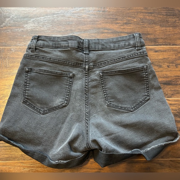 Black Jean Shorts - Picture 2 of 3